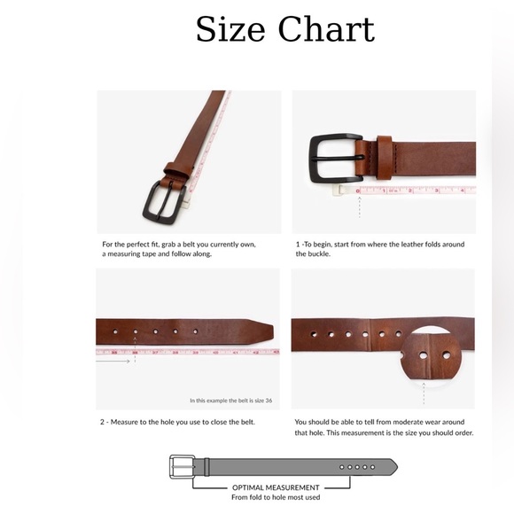 Brave Leather Otir Double Circle Buckle Belt - Picture 12 of 13